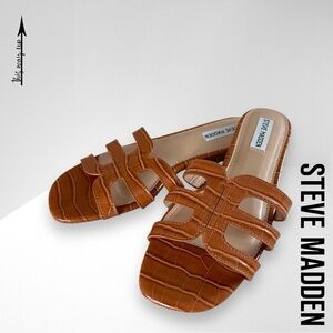 STEVE MADDEN Faux Leather Sandals